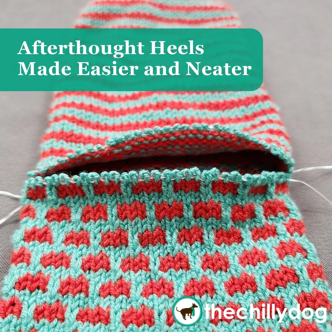 1 Sock, 2 Sock, Red Sock, Blue Sock: Knitting Pattern PDF