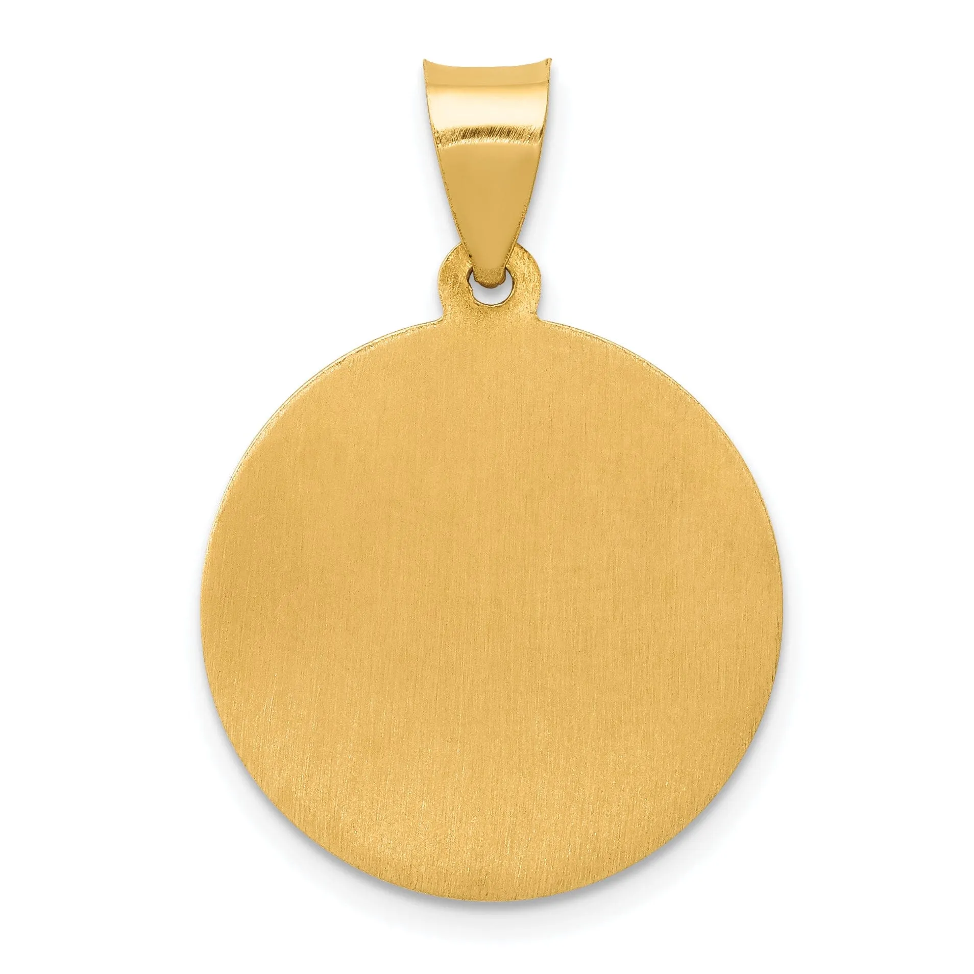 14k Yellow Gold Saint Joseph Medal Pendant