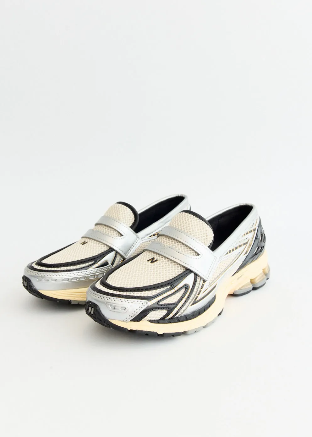1906L 'Silver Metallic Cream' Loafers