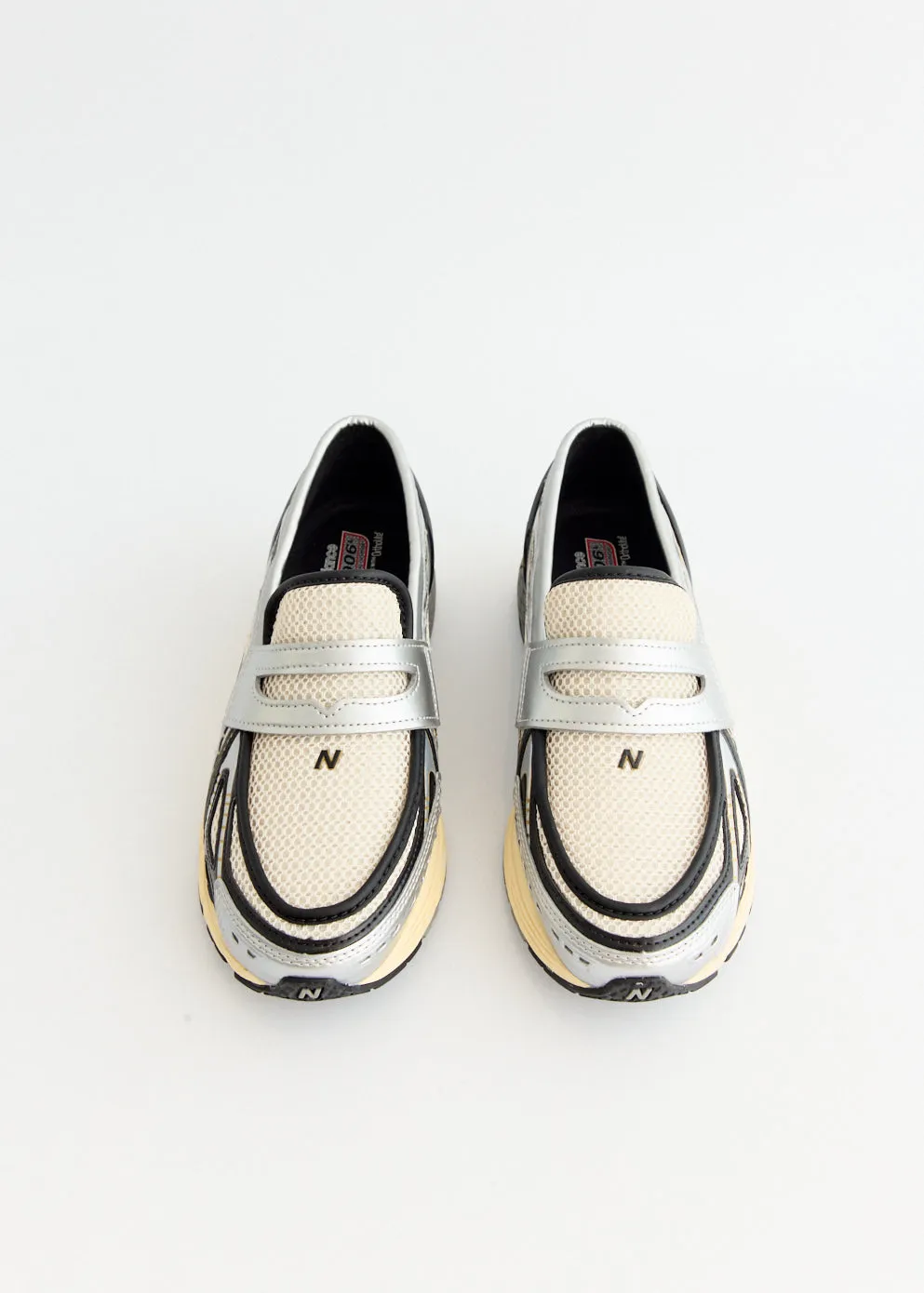 1906L 'Silver Metallic Cream' Loafers