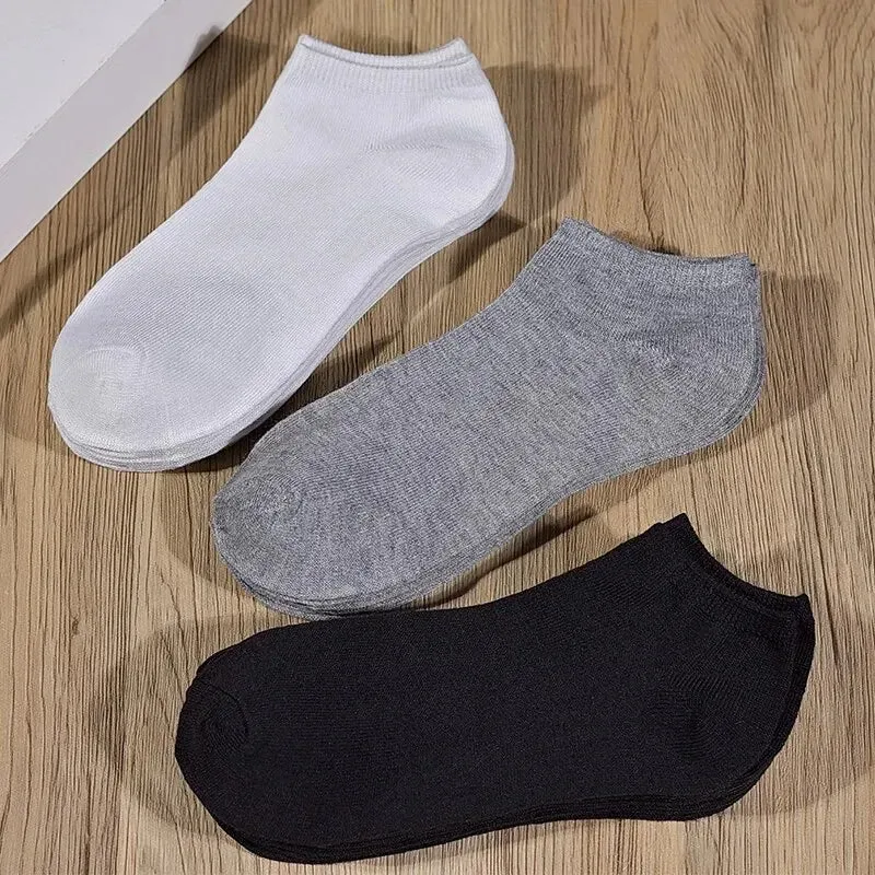 8 Pairs no Slip Boat Socks Low Cut Invisible Breathable