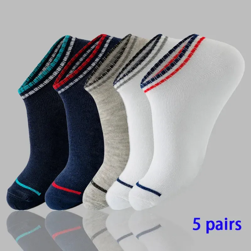 8 Pairs no Slip Boat Socks Low Cut Invisible Breathable