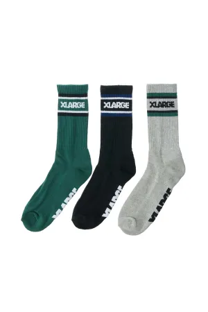 91 STRIPE SOCK 3 PACK - MULTI