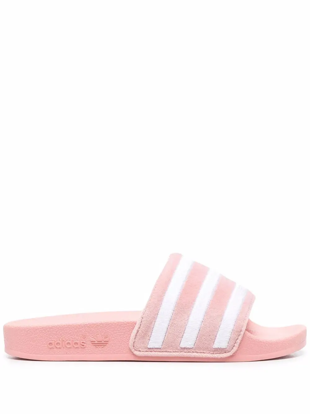 adidas stripe-print slides