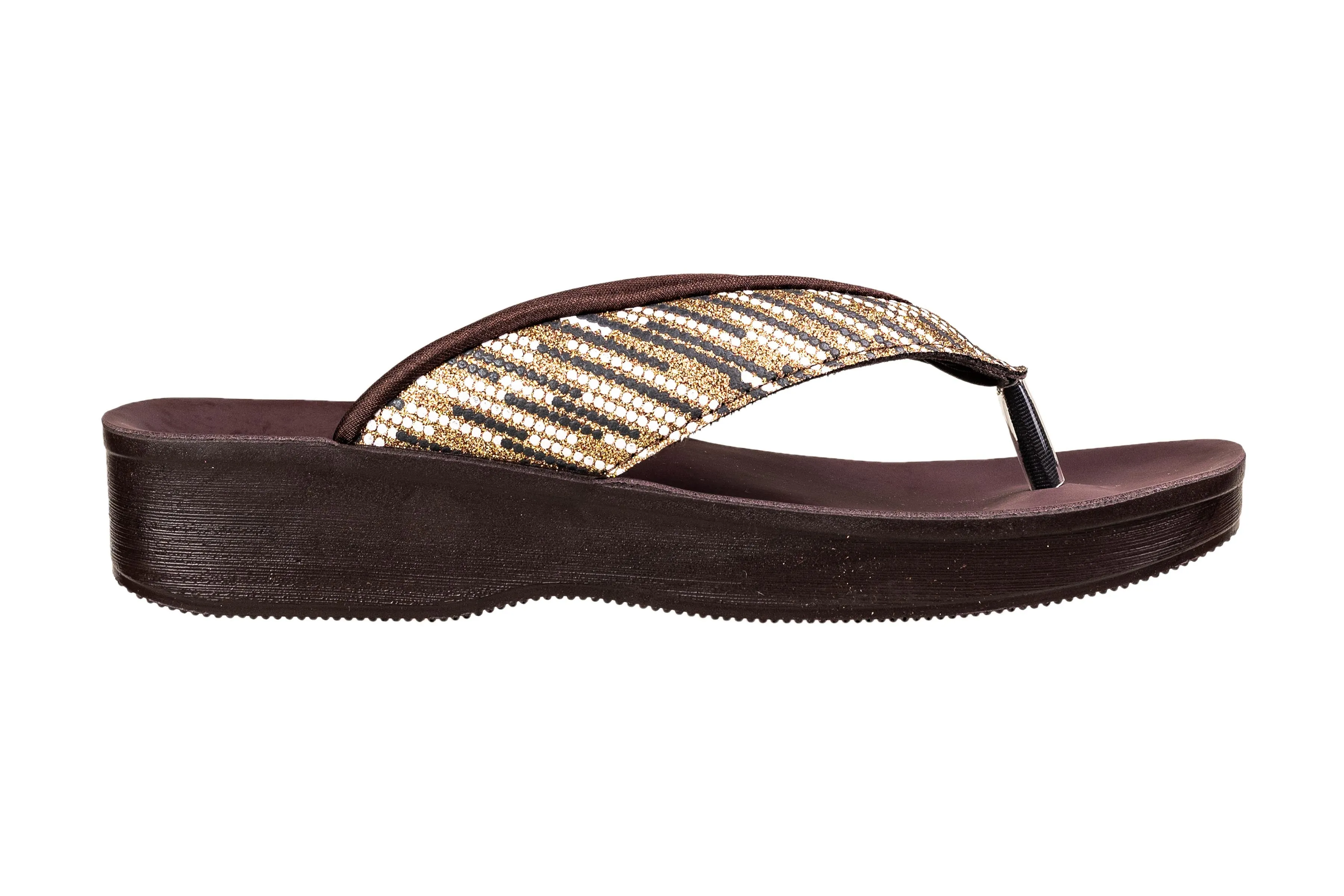 Aerowalk Ladies Copper Chappal PU