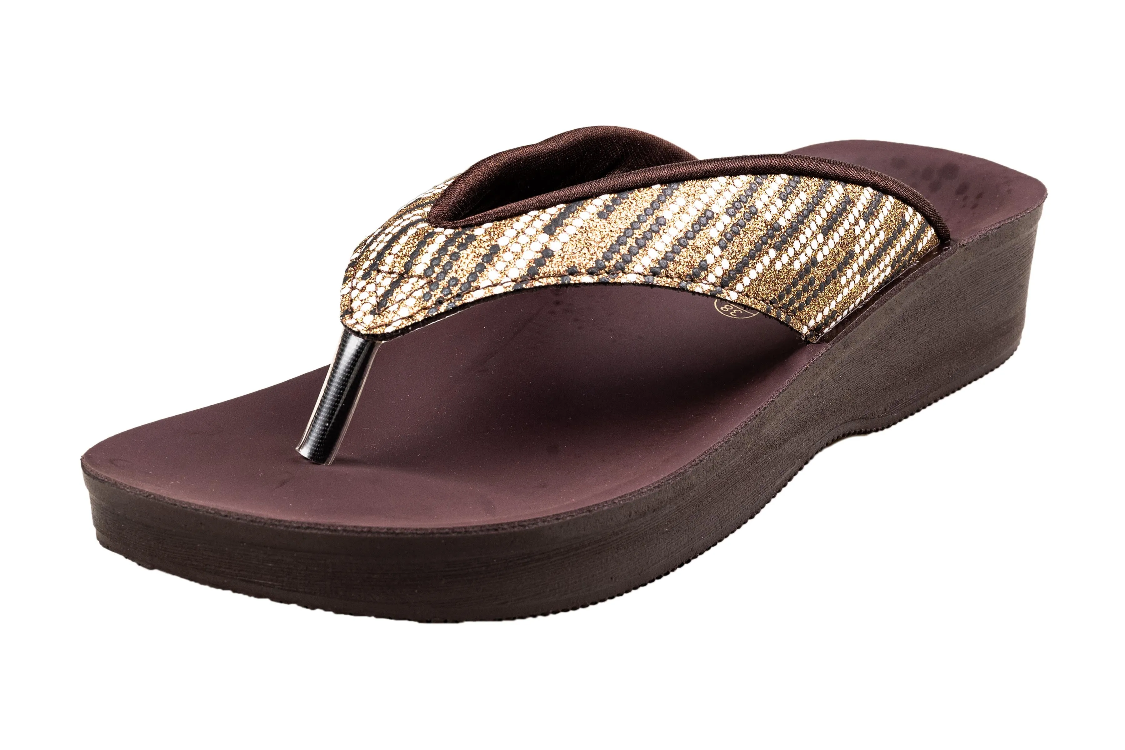 Aerowalk Ladies Copper Chappal PU