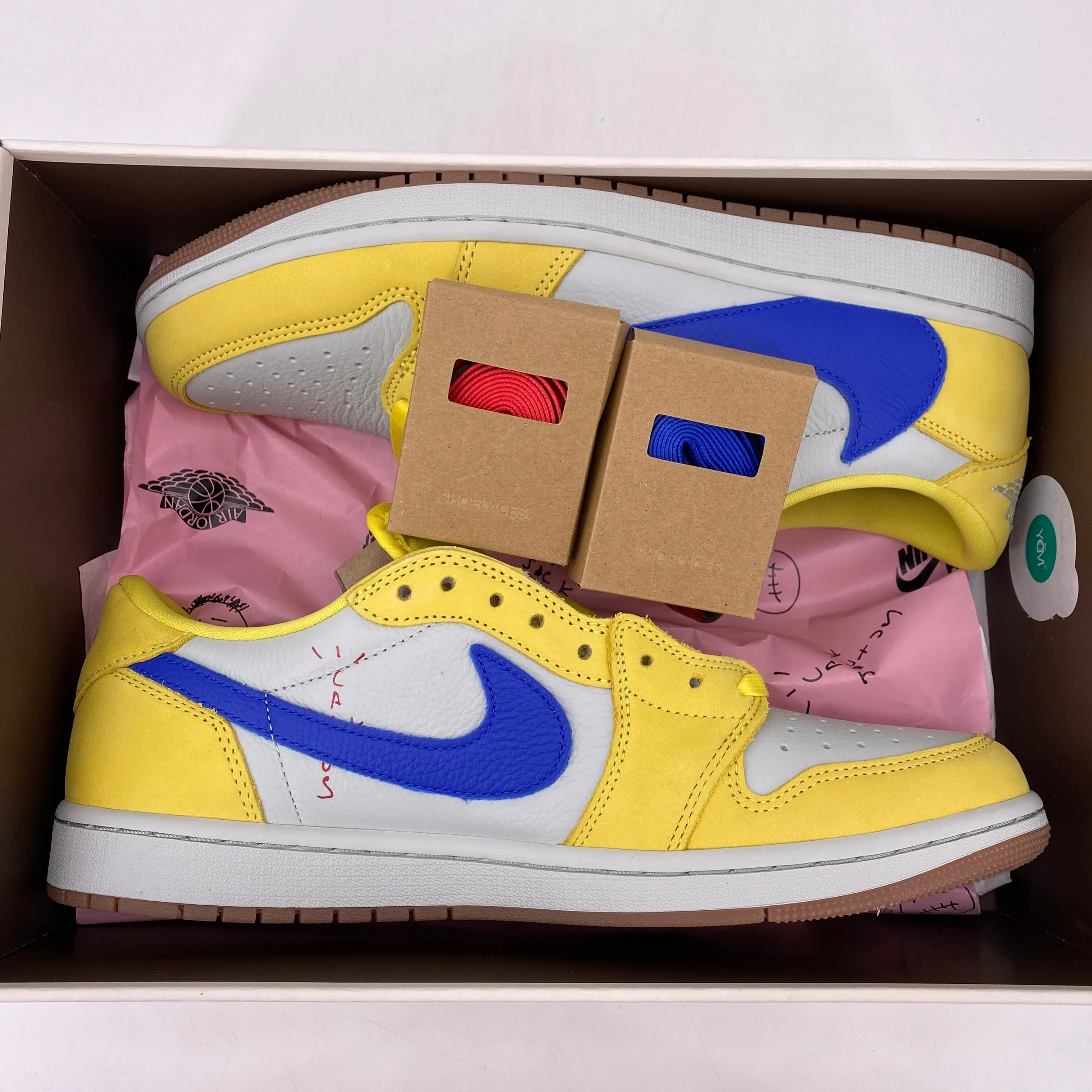 Air Jordan (W) 1 Low OG "Canary" 2024 New Size 13W