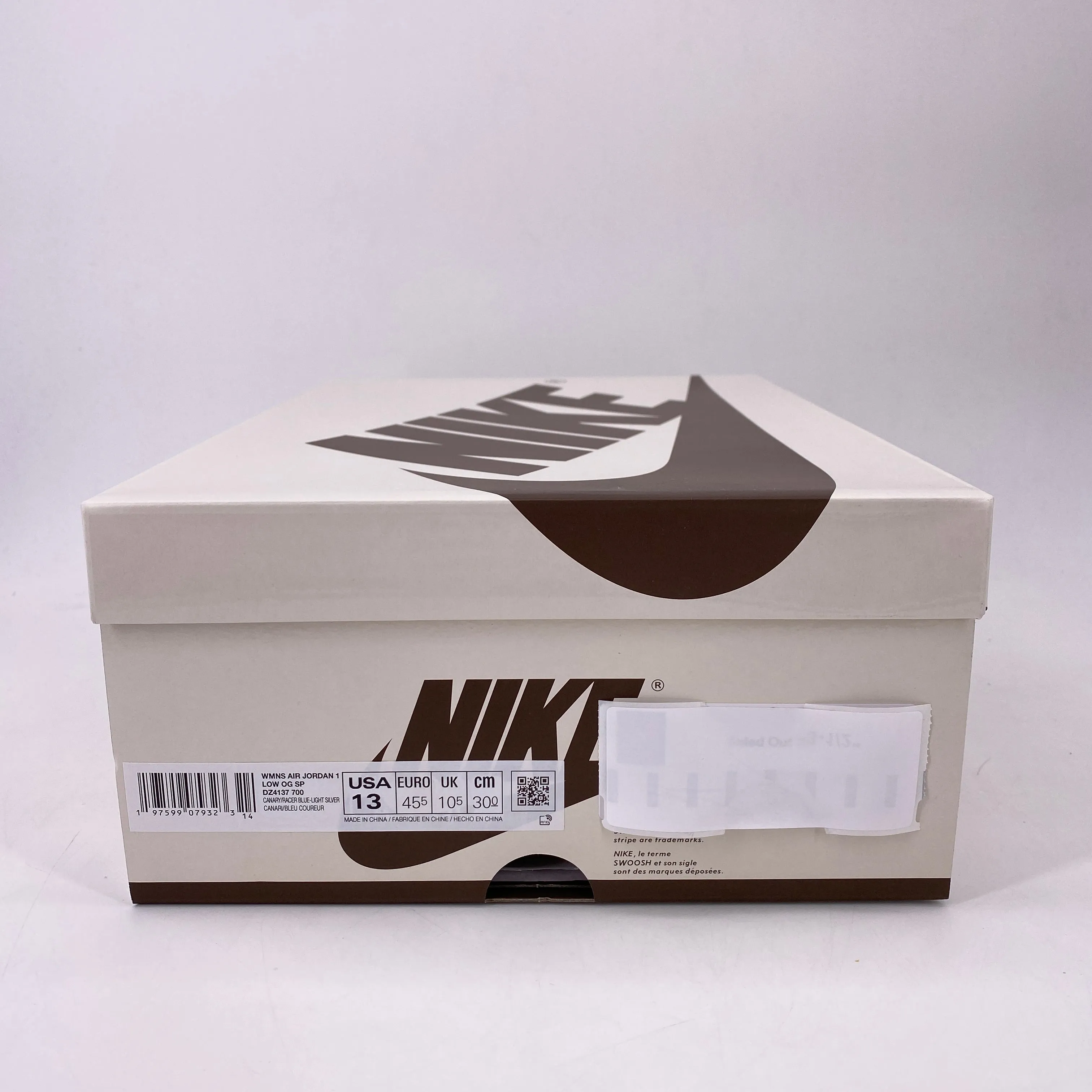 Air Jordan (W) 1 Low OG "Canary" 2024 New Size 13W