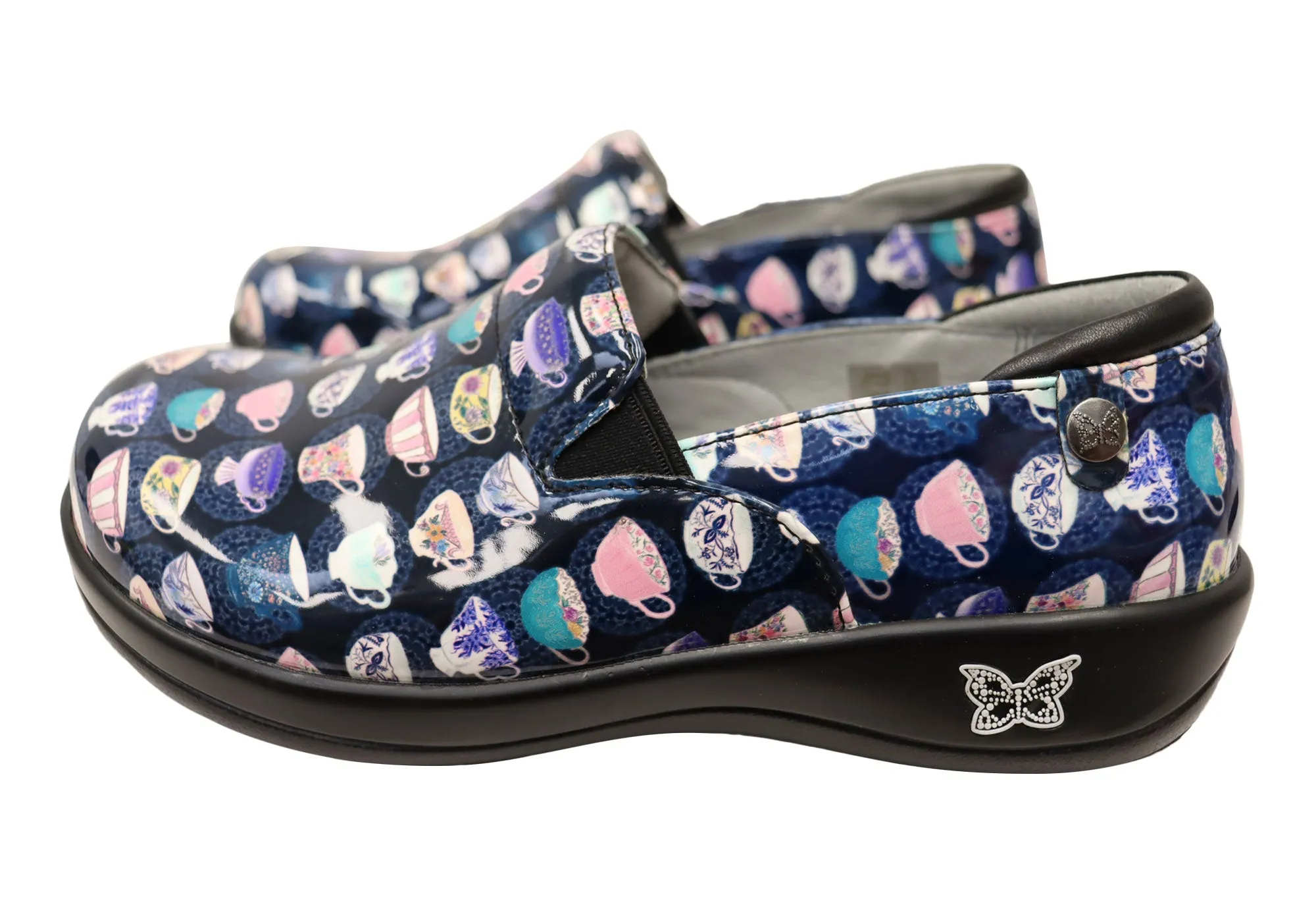 Alegria Keli Womens Comfortable Leather Slip On Shoes