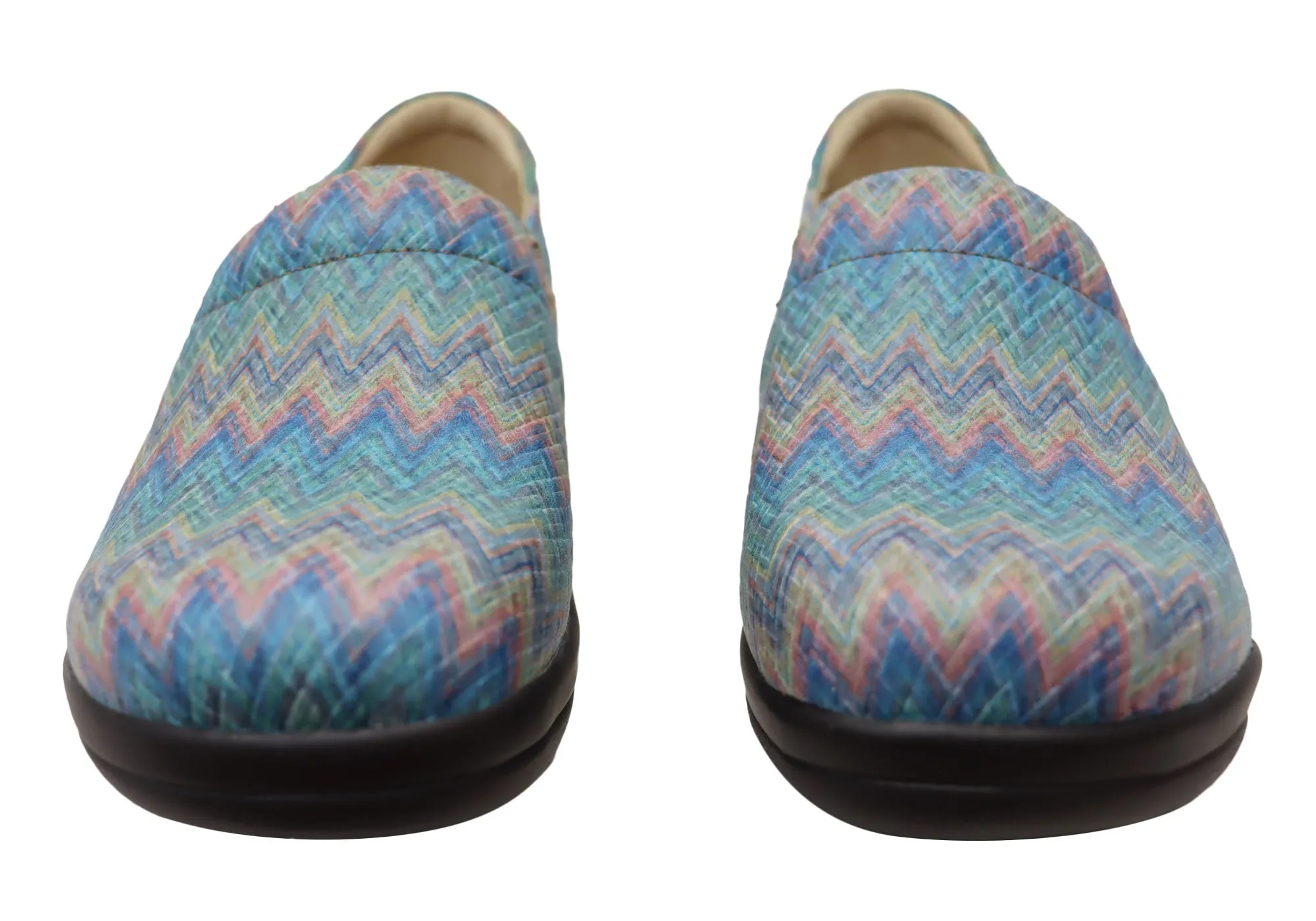 Alegria Keli Womens Comfortable Leather Slip On Shoes