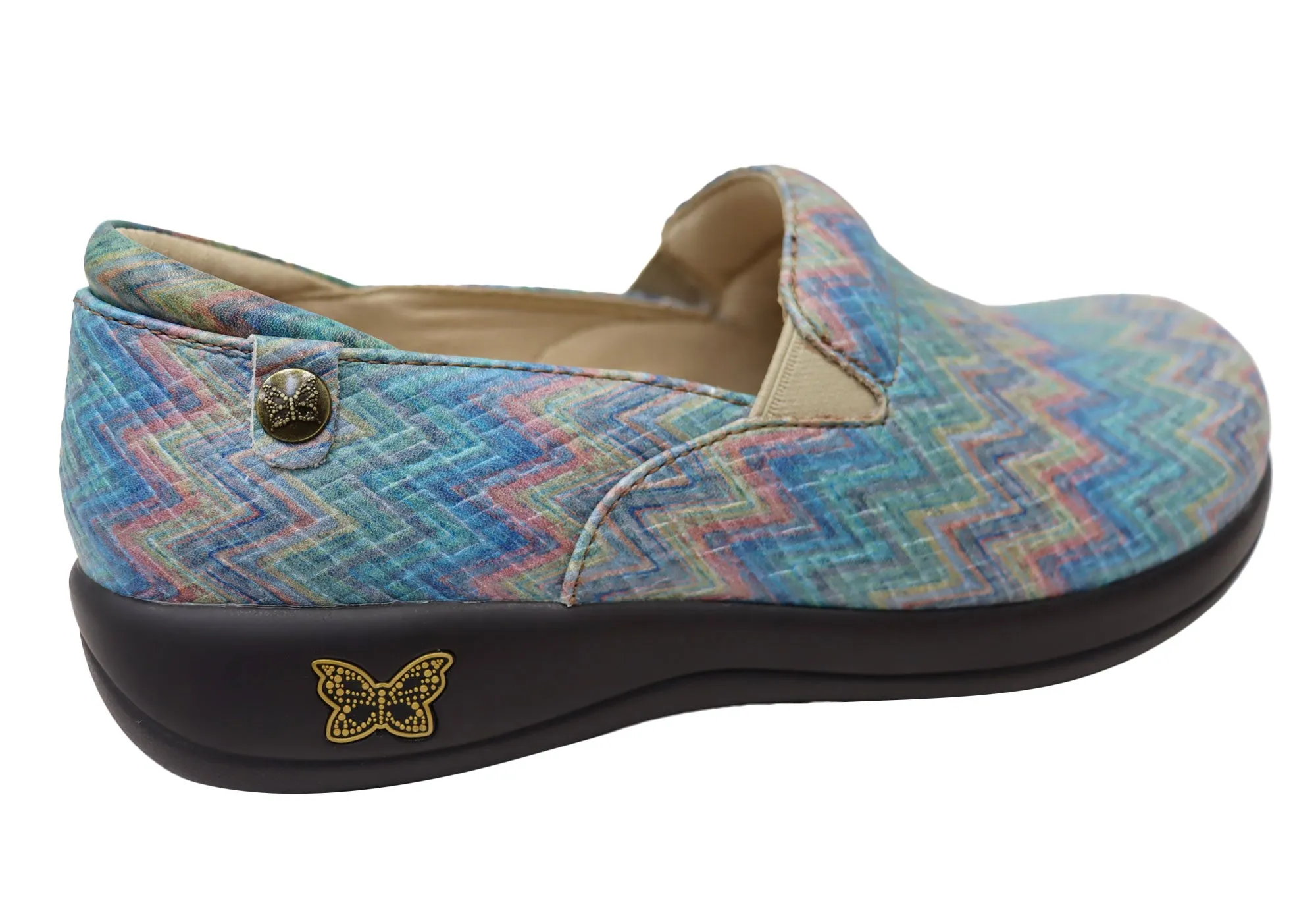 Alegria Keli Womens Comfortable Leather Slip On Shoes