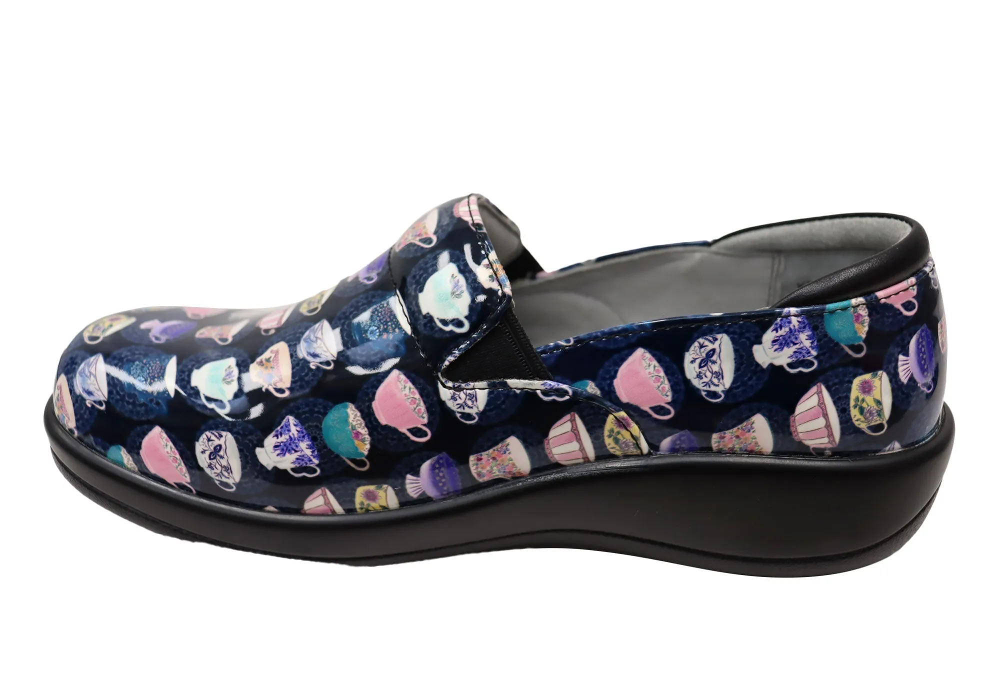 Alegria Keli Womens Comfortable Leather Slip On Shoes