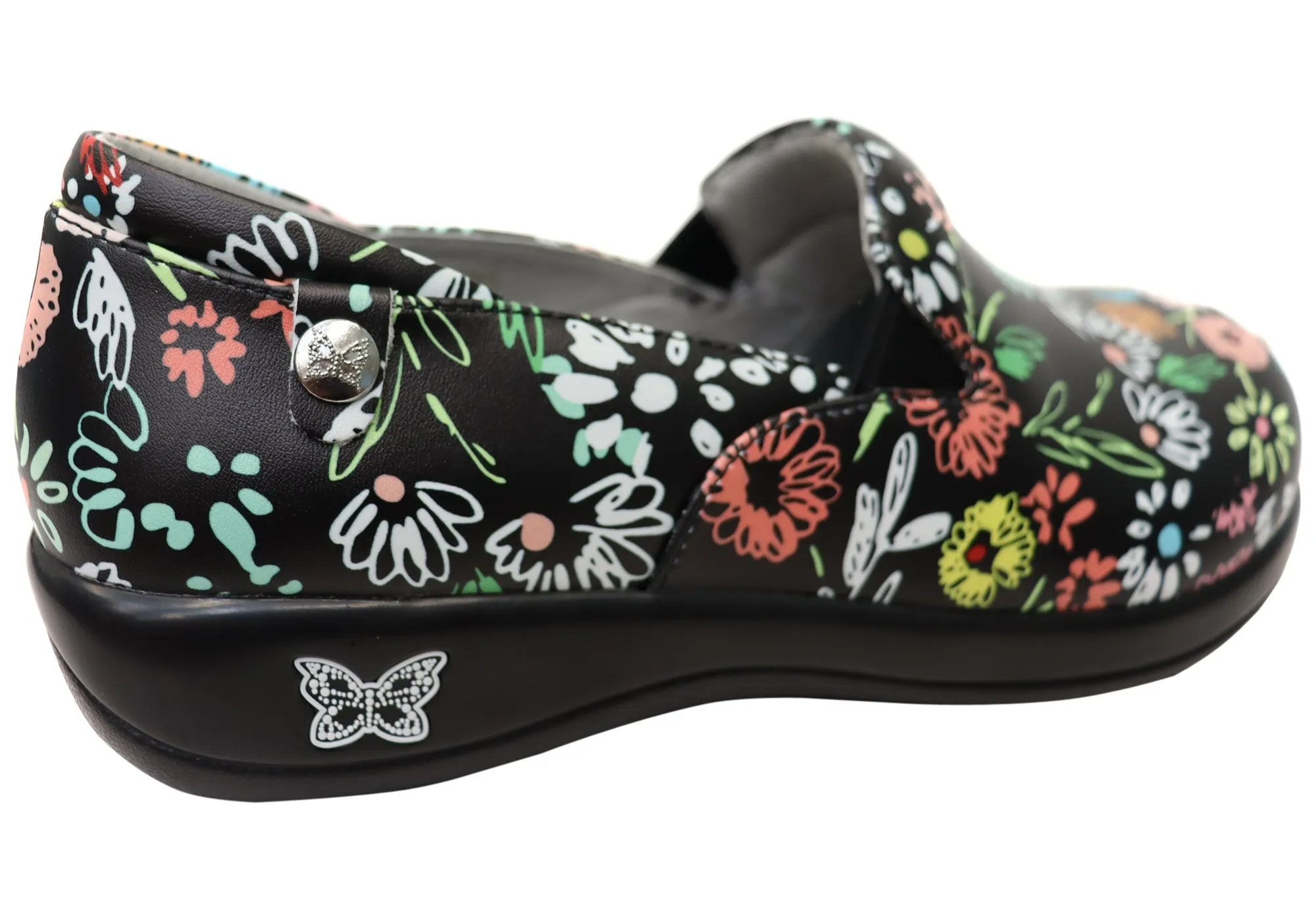 Alegria Keli Womens Comfortable Leather Slip On Shoes