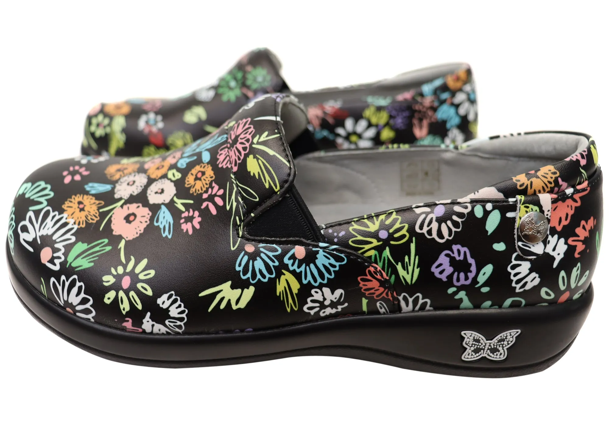 Alegria Keli Womens Comfortable Leather Slip On Shoes