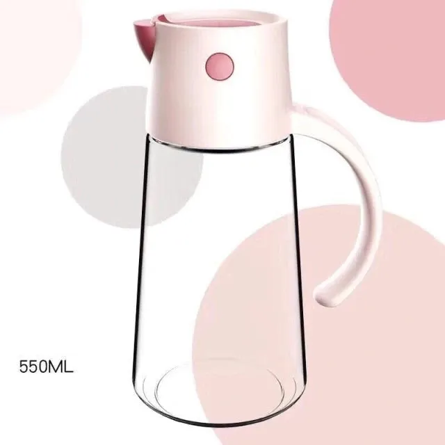 Automatic Opening Glass Oil Container - Jennyhome