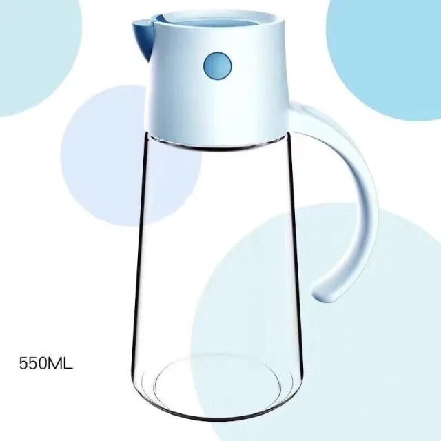 Automatic Opening Glass Oil Container - Jennyhome