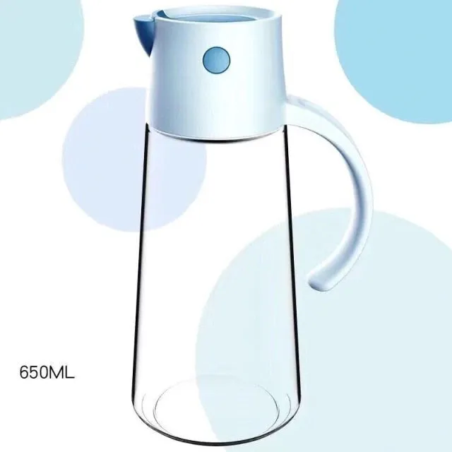 Automatic Opening Glass Oil Container - Jennyhome