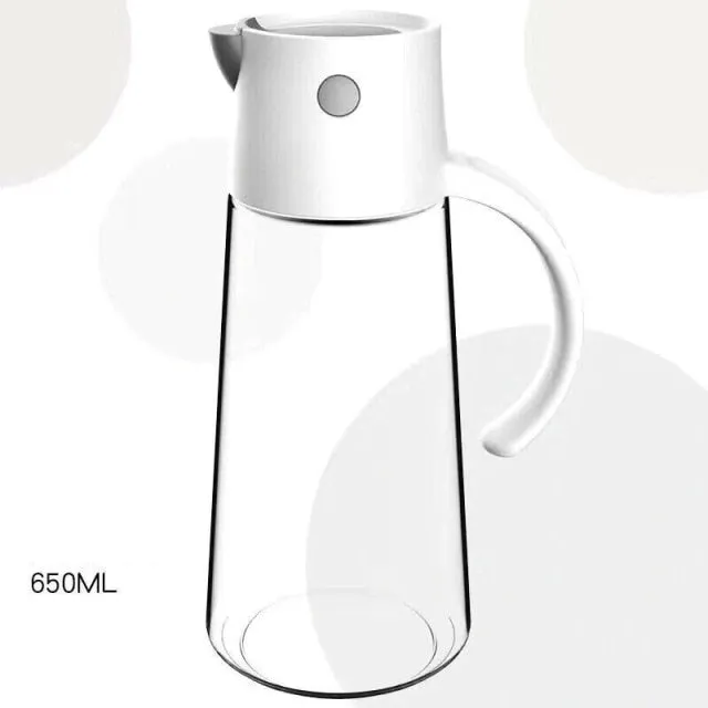 Automatic Opening Glass Oil Container - Jennyhome