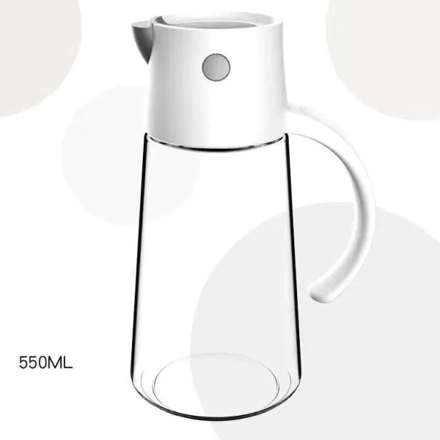 Automatic Opening Glass Oil Container - Jennyhome
