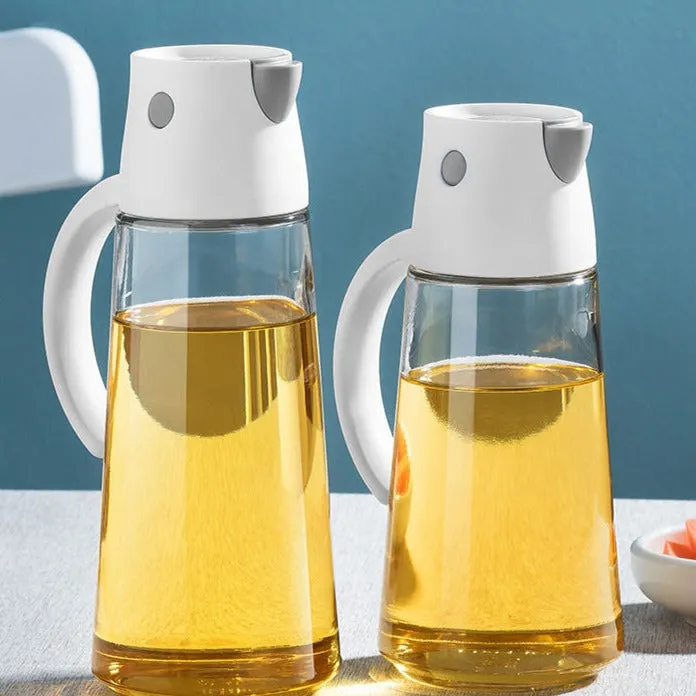 Automatic Opening Glass Oil Container - Jennyhome
