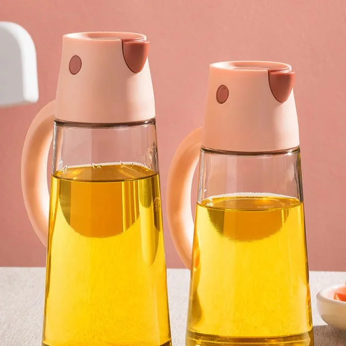 Automatic Opening Glass Oil Container - Jennyhome