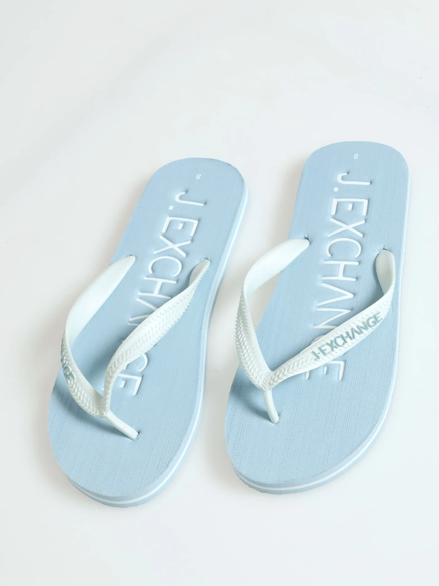 Basic Embossed Eva Slop - Light Blue