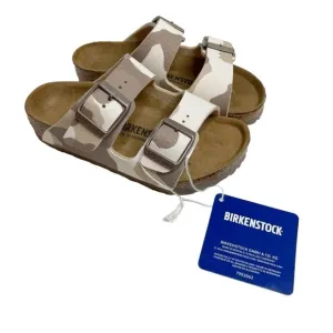 Birkenstock Arizona Birko-Flor Slide Sandal Kids Desert Soil Camo EU 26 US 8 New