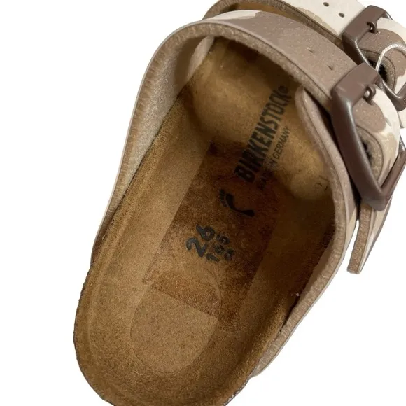 Birkenstock Arizona Birko-Flor Slide Sandal Kids Desert Soil Camo EU 26 US 8 New