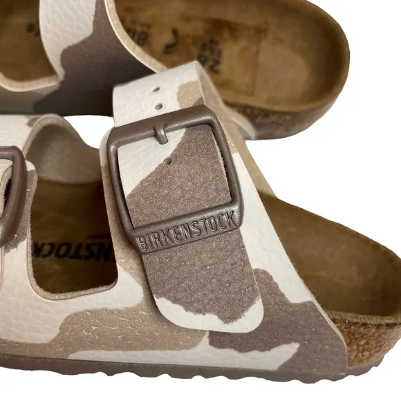 Birkenstock Arizona Birko-Flor Slide Sandal Kids Desert Soil Camo EU 26 US 8 New
