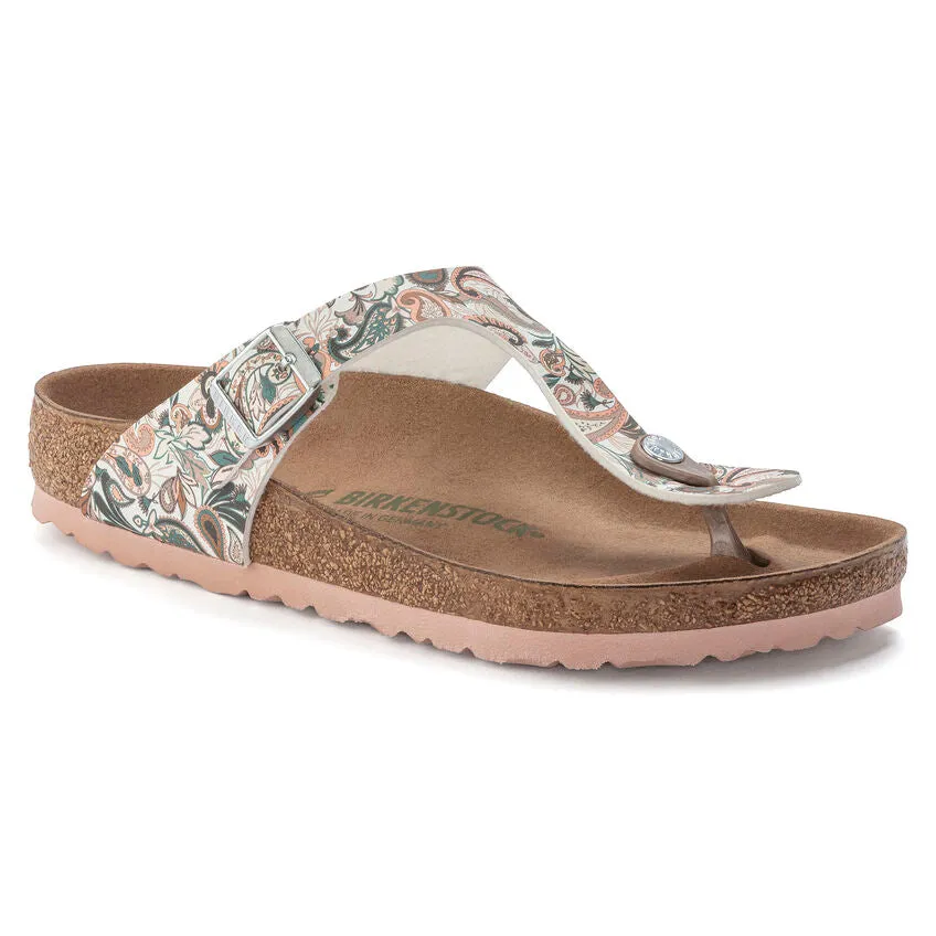 Birkenstock Gizeh Vegan Birko-Flor in Floral Rose