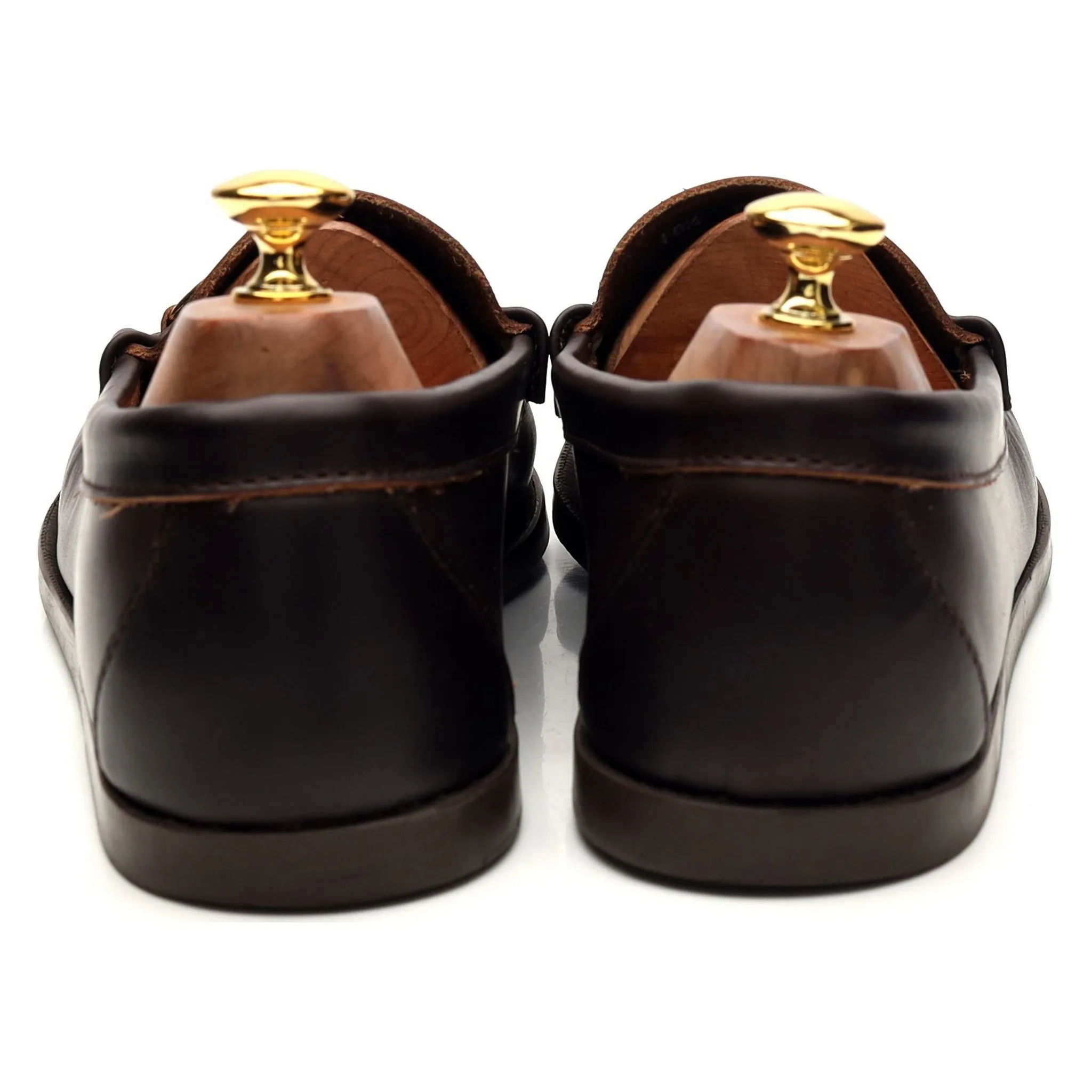 'Bit Moc' Dark Brown Leather Horsebit Loafer UK 10 US 10.5 D