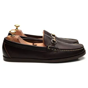 'Bit Moc' Dark Brown Leather Horsebit Loafer UK 10 US 10.5 D