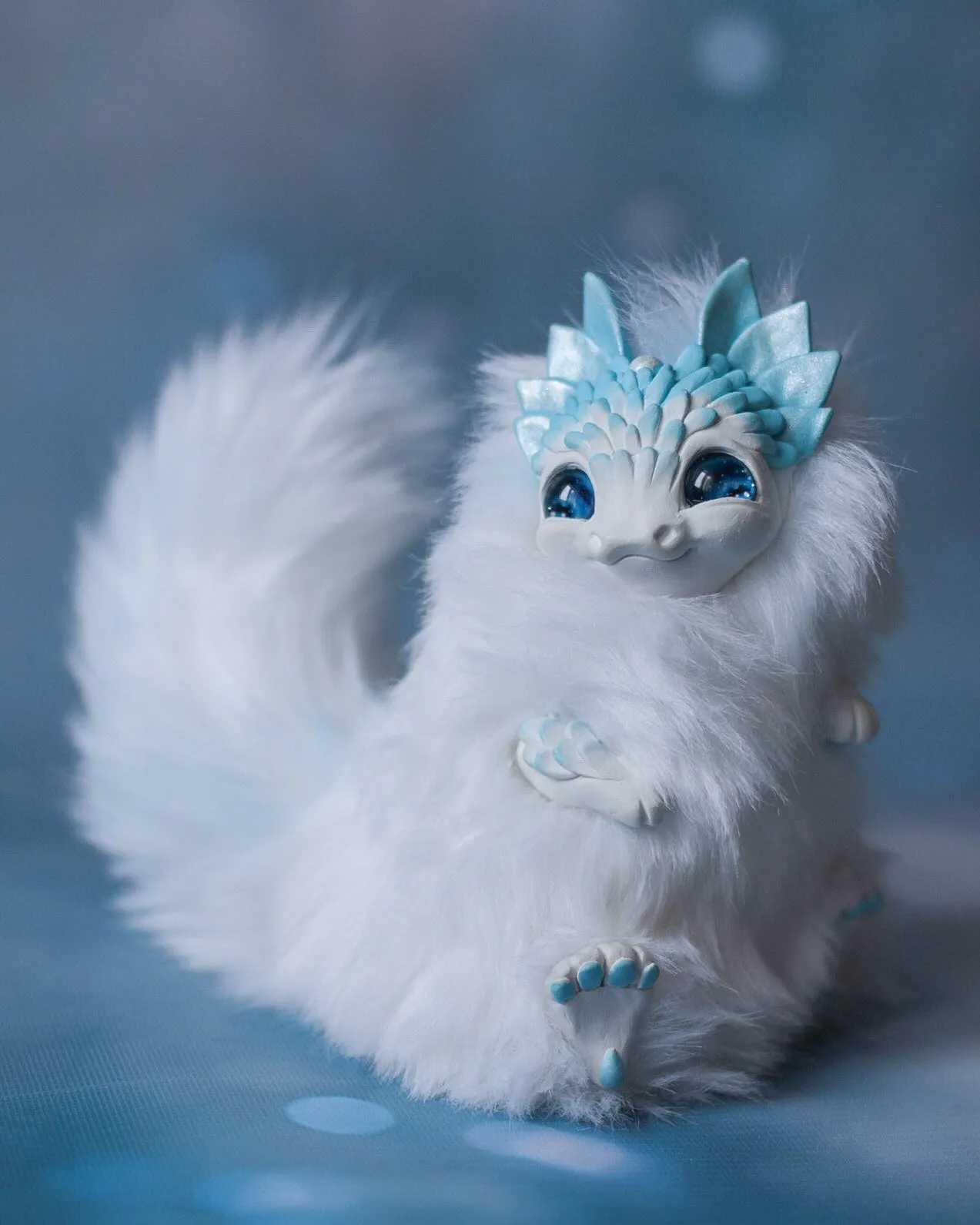 Blue big-eared dragon