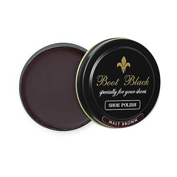 Boot Black Wax Polish - Black Series