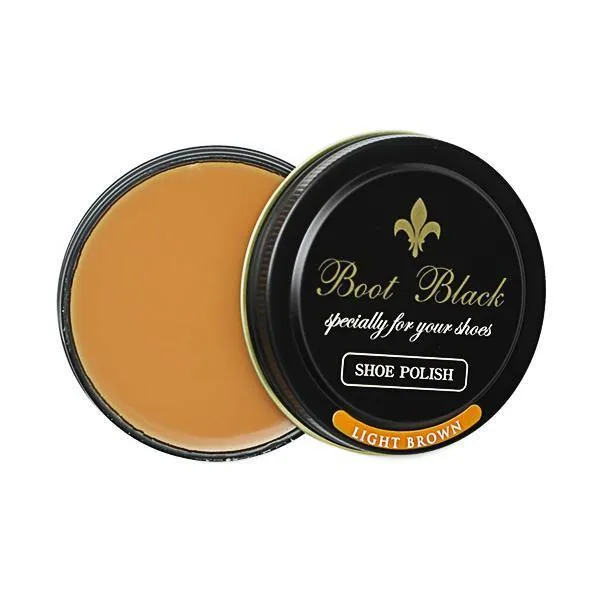 Boot Black Wax Polish - Black Series