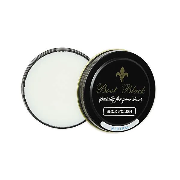 Boot Black Wax Polish - Black Series