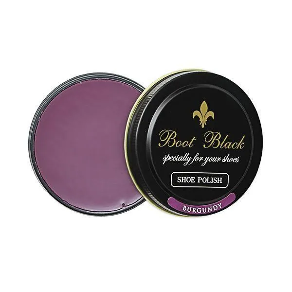 Boot Black Wax Polish - Black Series