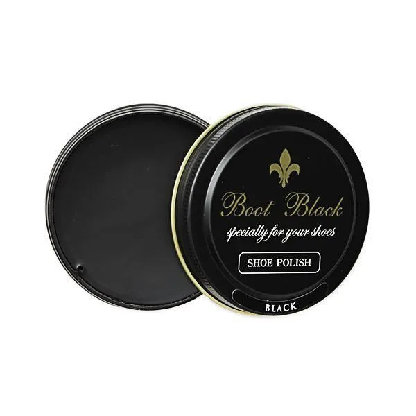Boot Black Wax Polish - Black Series