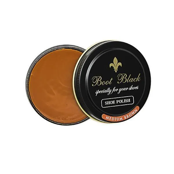 Boot Black Wax Polish - Black Series