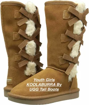Brand new Koolaburra by UGG Girl's Victoria Tall Boot, Chestnut, Sz 13! Retails $200 