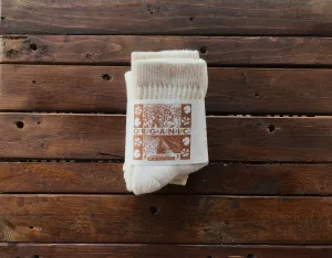C125 Organic Threads Short Top 3pack Organic Socks Cream