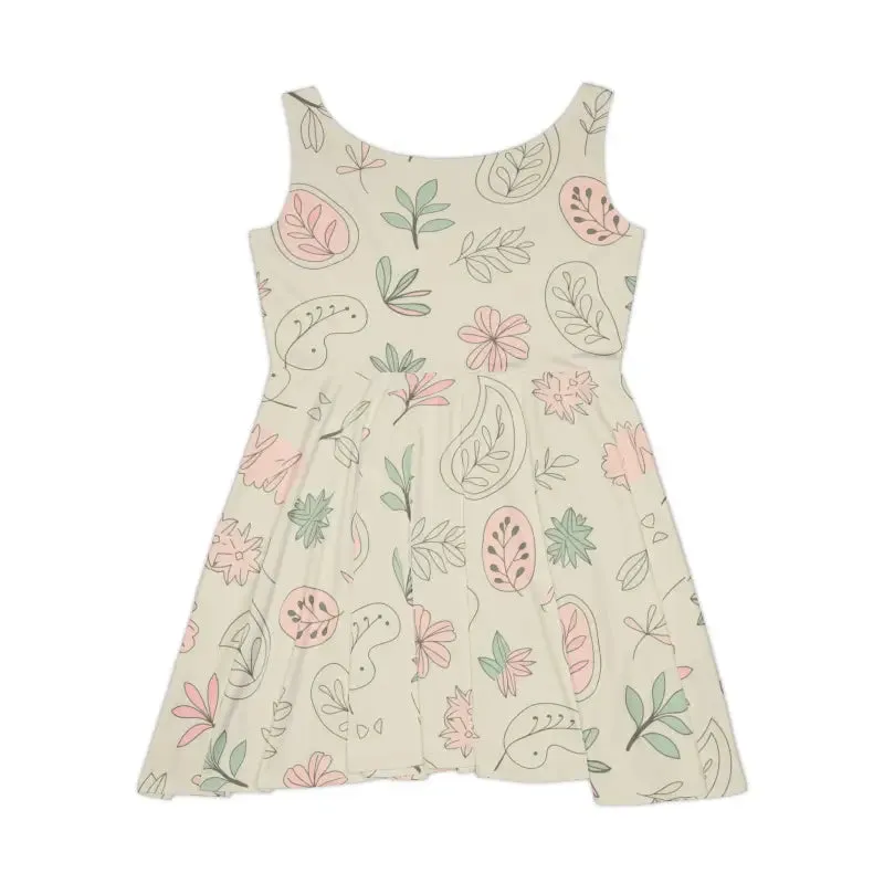 Captivating Skater Dress with Delicate Flowers