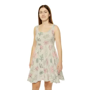 Captivating Skater Dress with Delicate Flowers