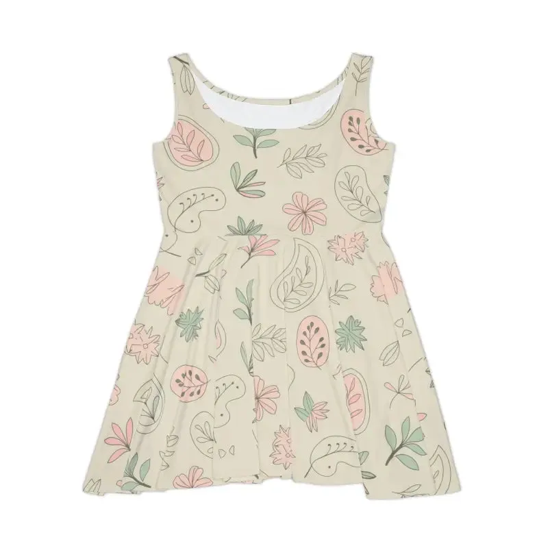 Captivating Skater Dress with Delicate Flowers