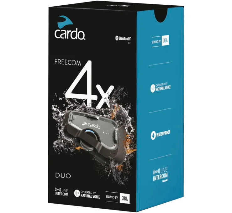 Cardo Freecom 4X Duo Kit (71-5041) ~ 1402-0204-02; Black, Size One Size (BLKOS)