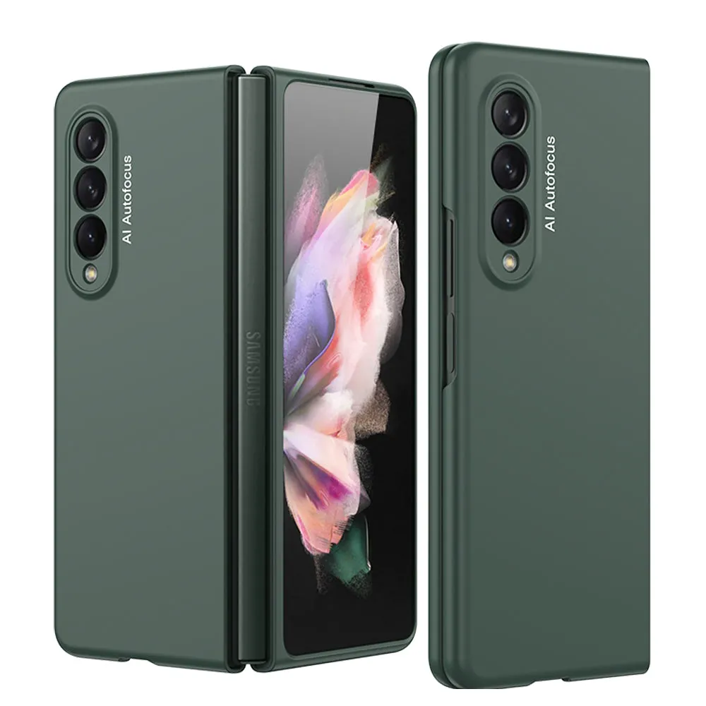 Case For Samsung Galaxy Z Fold 3 5G Cover Slim Shockproof Protection Matte Plastic Hard For Samsung Z Fold3 5G Case