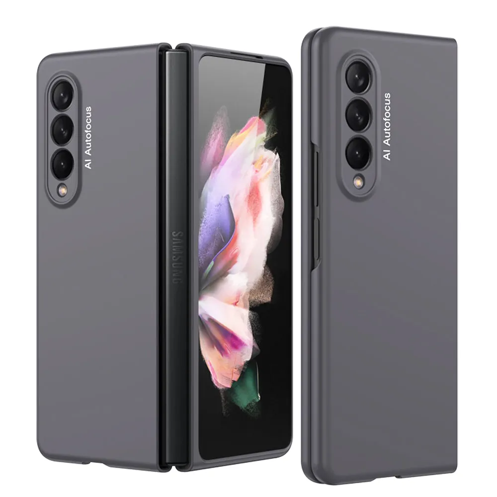 Case For Samsung Galaxy Z Fold 3 5G Cover Slim Shockproof Protection Matte Plastic Hard For Samsung Z Fold3 5G Case