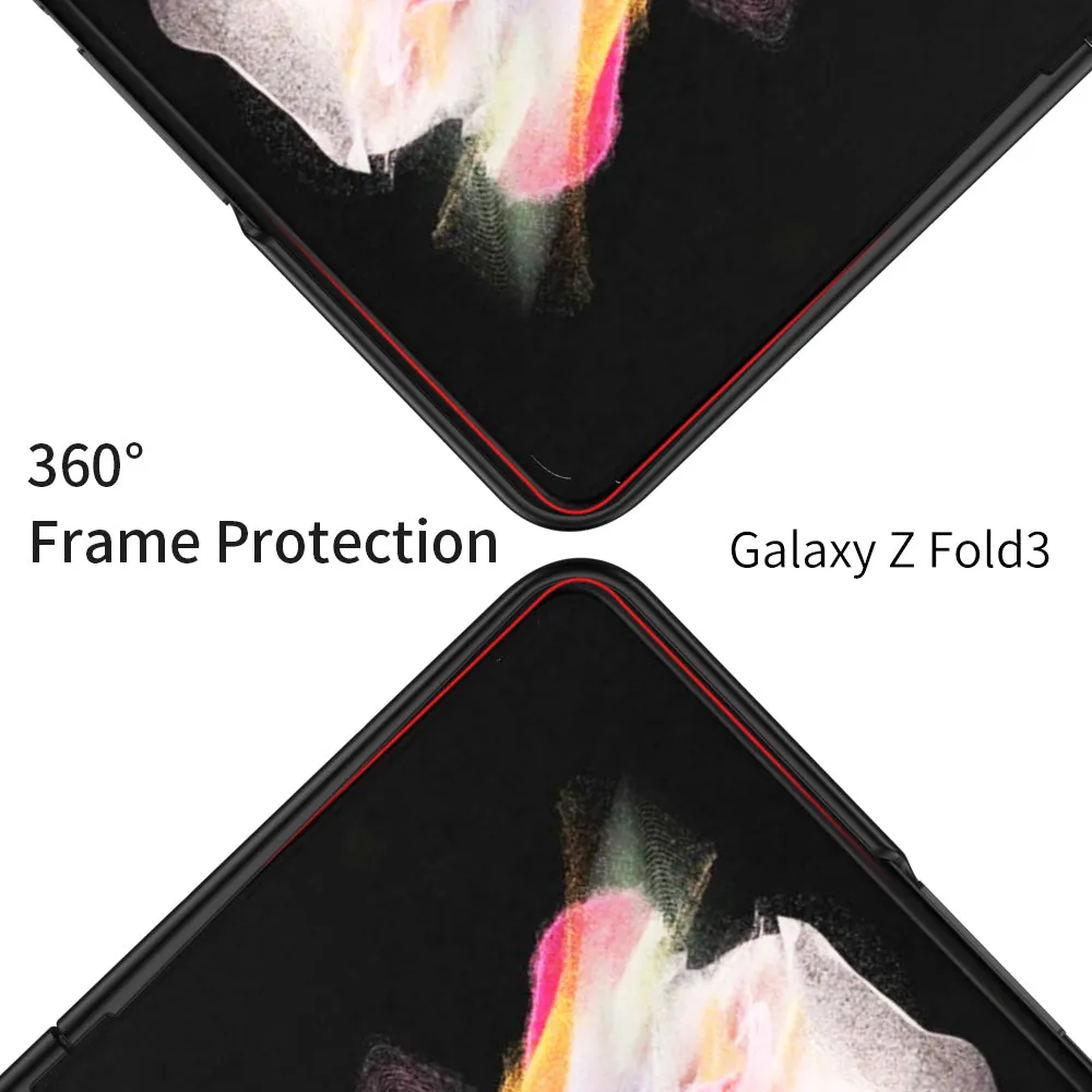 Case For Samsung Galaxy Z Fold 3 5G Cover Slim Shockproof Protection Matte Plastic Hard For Samsung Z Fold3 5G Case