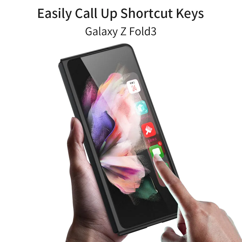 Case For Samsung Galaxy Z Fold 3 5G Cover Slim Shockproof Protection Matte Plastic Hard For Samsung Z Fold3 5G Case