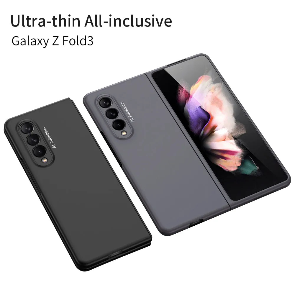 Case For Samsung Galaxy Z Fold 3 5G Cover Slim Shockproof Protection Matte Plastic Hard For Samsung Z Fold3 5G Case